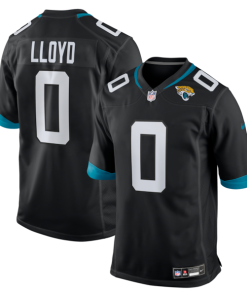 Alternative view of Devin Lloyd Jacksonville Jaguars Nike Alternate Game Jersey -  Black/Teal