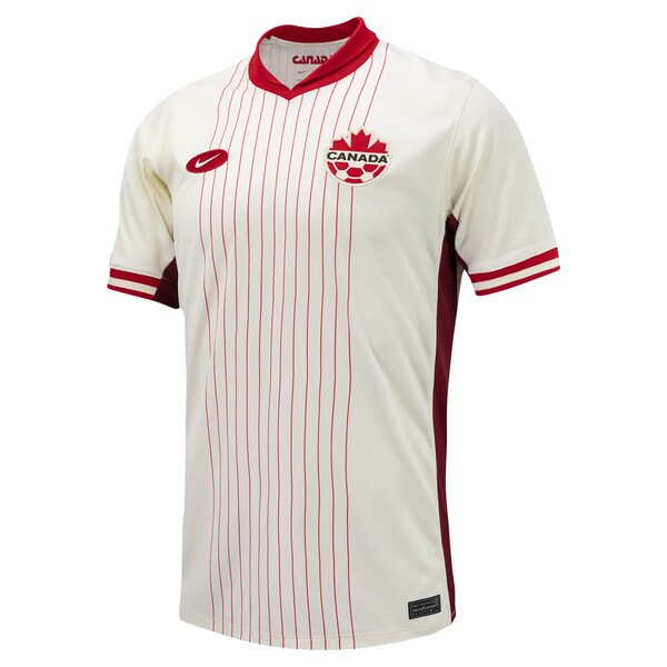 Canada Soccer Nike Men's 2024 Away Replica Jersey - Cream - Image 2