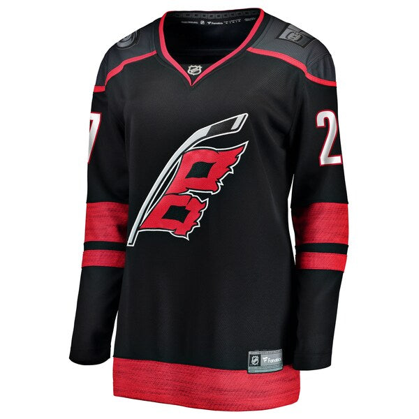 Nikolaj Ehlers Carolina Hurricanes Women's Home Breakaway Jersey - Black - Image 2