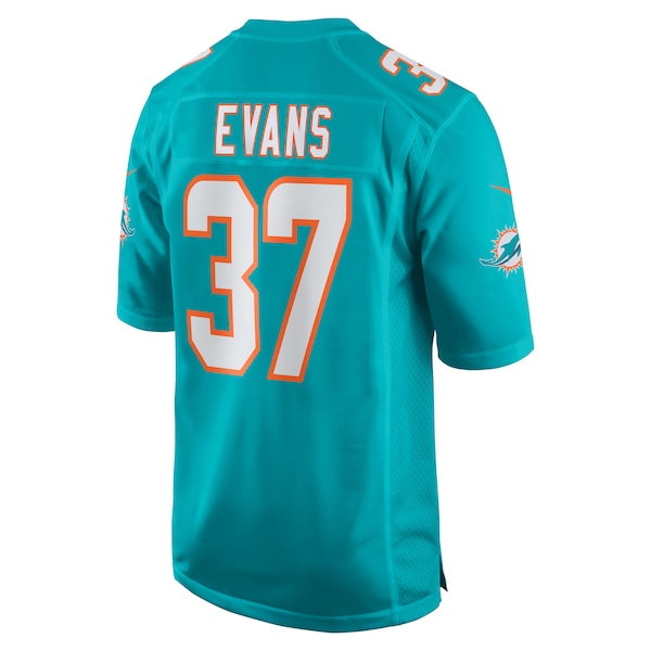 Darrynton Evans Miami Dolphins Nike Team Game Jersey - Aqua - Image 3