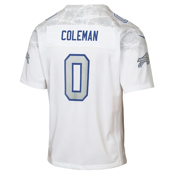 Keon Coleman Buffalo Bills Nike Youth 2025 Rivalries Collection Game Jersey - White - Image 3