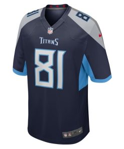 Alternative view of Josh Whyle Tennessee Titans Nike Team Game Jersey -  Navy