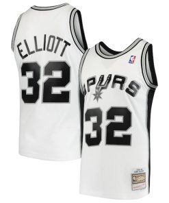 Sean Elliott San Antonio Spurs 1998/99 Hardwood Classics Swingman Jersey - White