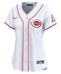 Alternative view of Cincinnati Reds Nike Women's Home Limited Jersey - White