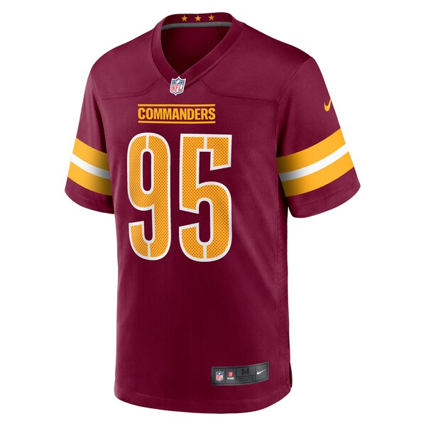 Jer'Zhan Newton Washington Commanders Nike Game Jersey - Burgundy - Image 3