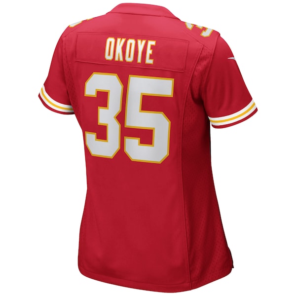 Christian Okoye Kansas City Chiefs Nike Women's Game Retired Player Jersey - Red - Image 3