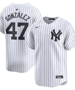 Victor Gonz¨¢lez New York Yankees Nike Home Limited Player Jersey?¨C White