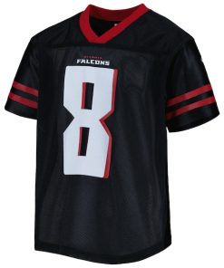 Alternative view of Youth Kyle Pitts Black Atlanta Falcons Team Replica Jersey