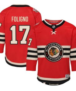 Nick Foligno Chicago Blackhawks Youth 2025 NHL Winter Classic Premier Player Jersey - Red