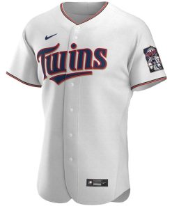 Alternative view of Miguel Sano Minnesota Twins Nike Home Authentic Player Jersey - White