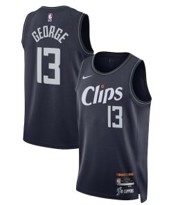 Paul George LA Clippers Nike Unisex 2023/24 Swingman Jersey - Navy - City Edition