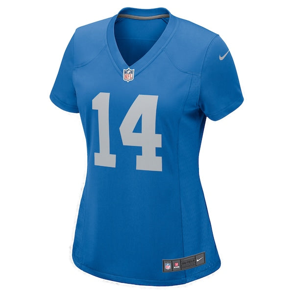 Amon-Ra St. Brown Detroit Lions Nike Women's Player Game Jersey - Blue - Image 2