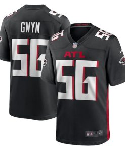 Jovaughn Gwyn Atlanta Falcons Nike Team Game Jersey -  Black