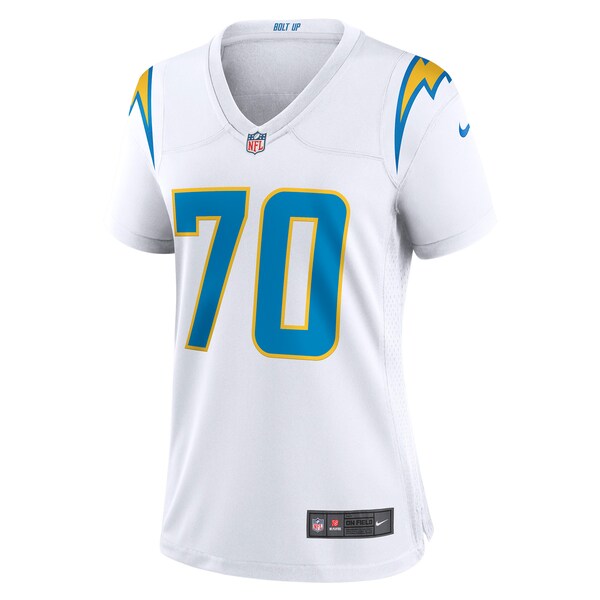 Rashawn Slater Los Angeles Chargers Nike Women's Game Jersey - White - Image 2