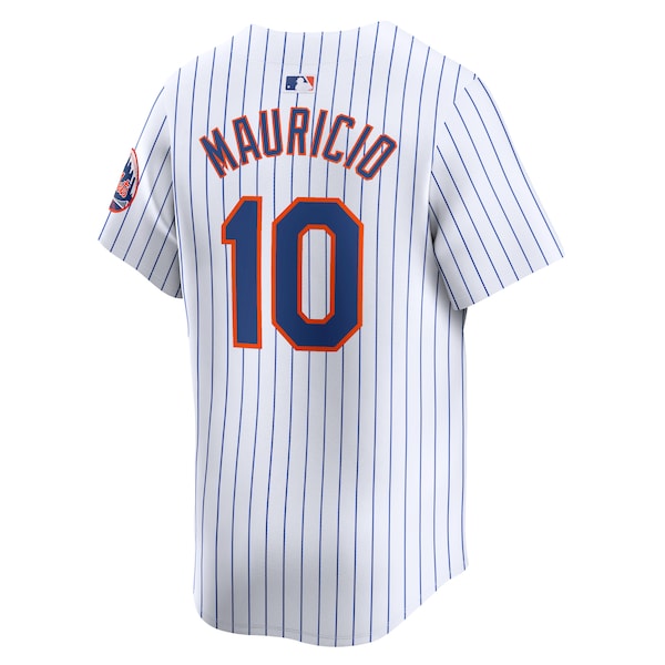 Ronny Mauricio New York Mets Nike Home Limited Player Jersey - White - Image 3