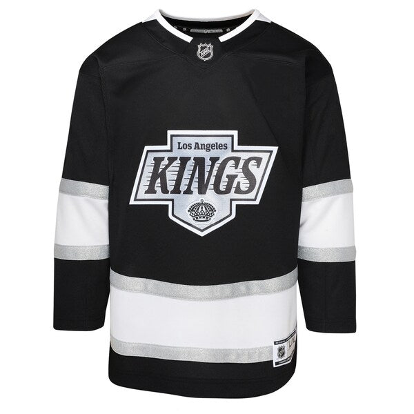 Los Angeles Kings Youth Home Premier Jersey - Black - Image 2