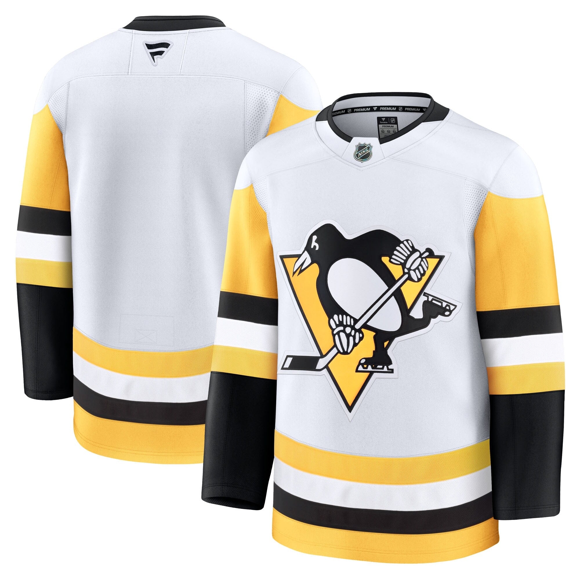 Pittsburgh Penguins Alternate Premium Jersey - Gold/White/Black - Image 3