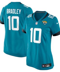 Carter Bradley Jacksonville Jaguars Nike Women's Team Game Jersey -  Teal