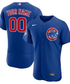 Chicago Cubs Nike Alternate Authentic Custom Jersey - Royal