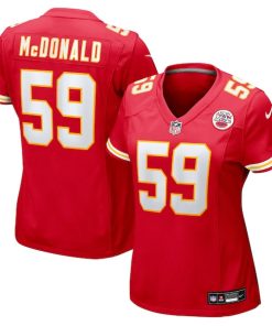 Cooper McDonald Kansas City Chiefs Nike Women's Team Game Jersey -  Red