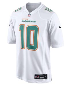 Alternative view of Tyreek Hill Miami Dolphins Nike Fashion Game Jersey - White