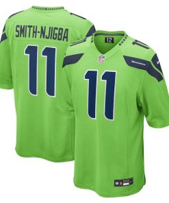 Jaxon Smith-Njigba Seattle Seahawks Nike  Game Jersey - Neon Green