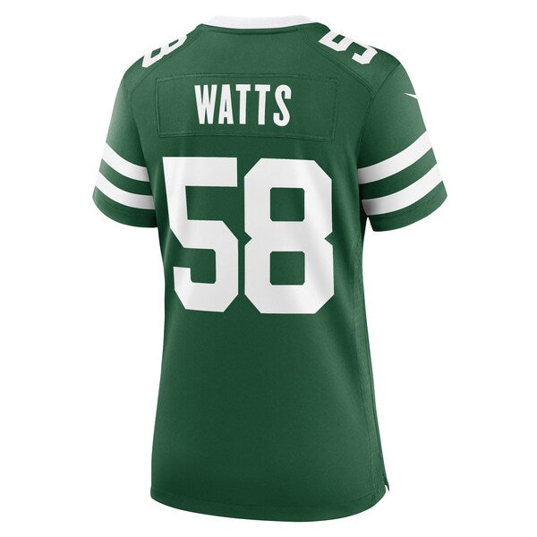 Eric Watts New York Jets Nike Women's Team Game Jersey - Legacy Green - Image 3