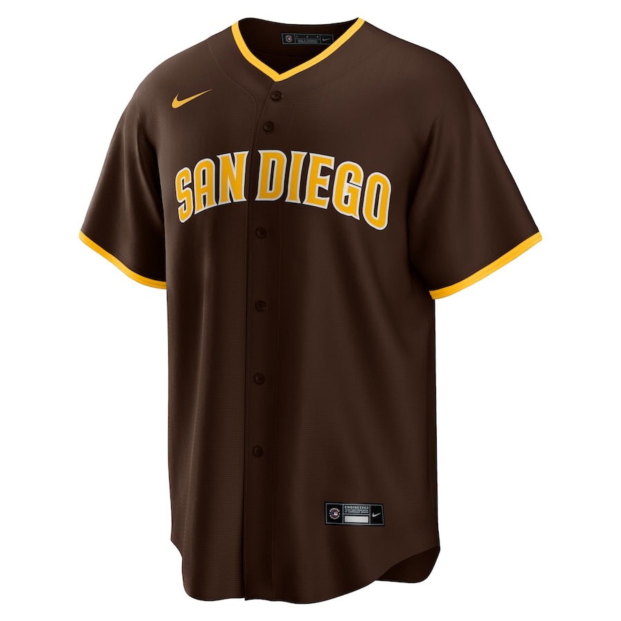 Yu Darvish San Diego Padres Nike Alternate Replica Player Jersey - Brown - Image 2