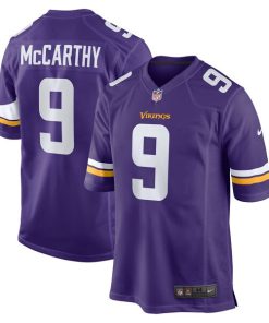J.J. McCarthy Minnesota Vikings Nike 2024 NFL Draft First Round Pick Player Game Jersey - Purple