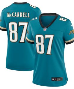 Keenan McCardell Jacksonville Jaguars Nike Women's Prowler Throwback Retired Player Game Jersey - Teal