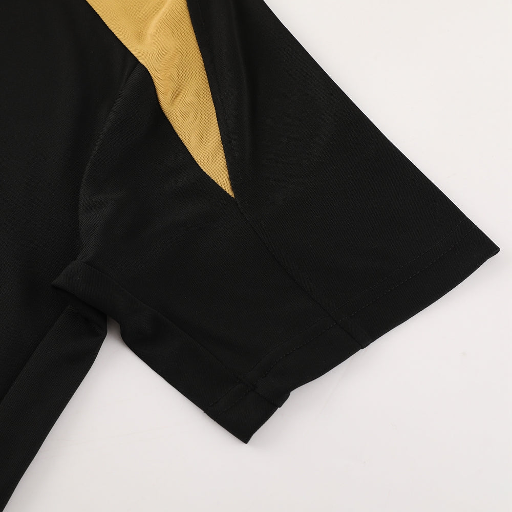 Nike Short Sleeve Training Jersey Set-ND05- Black/Yellow - Image 7