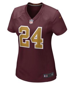 Alternative view of Antonio Gibson Washington Football Team Nike Women's Game Jersey - Burgundy