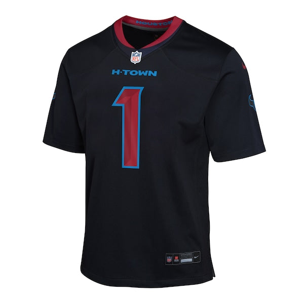 Stefon Diggs Houston Texans Nike Youth Alternate Player Game Jersey - Navy - Image 2