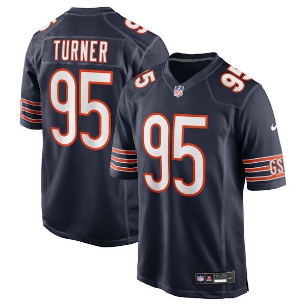 Shemar Turner Chicago Bears Nike Team Game Jersey - Navy - Image 2