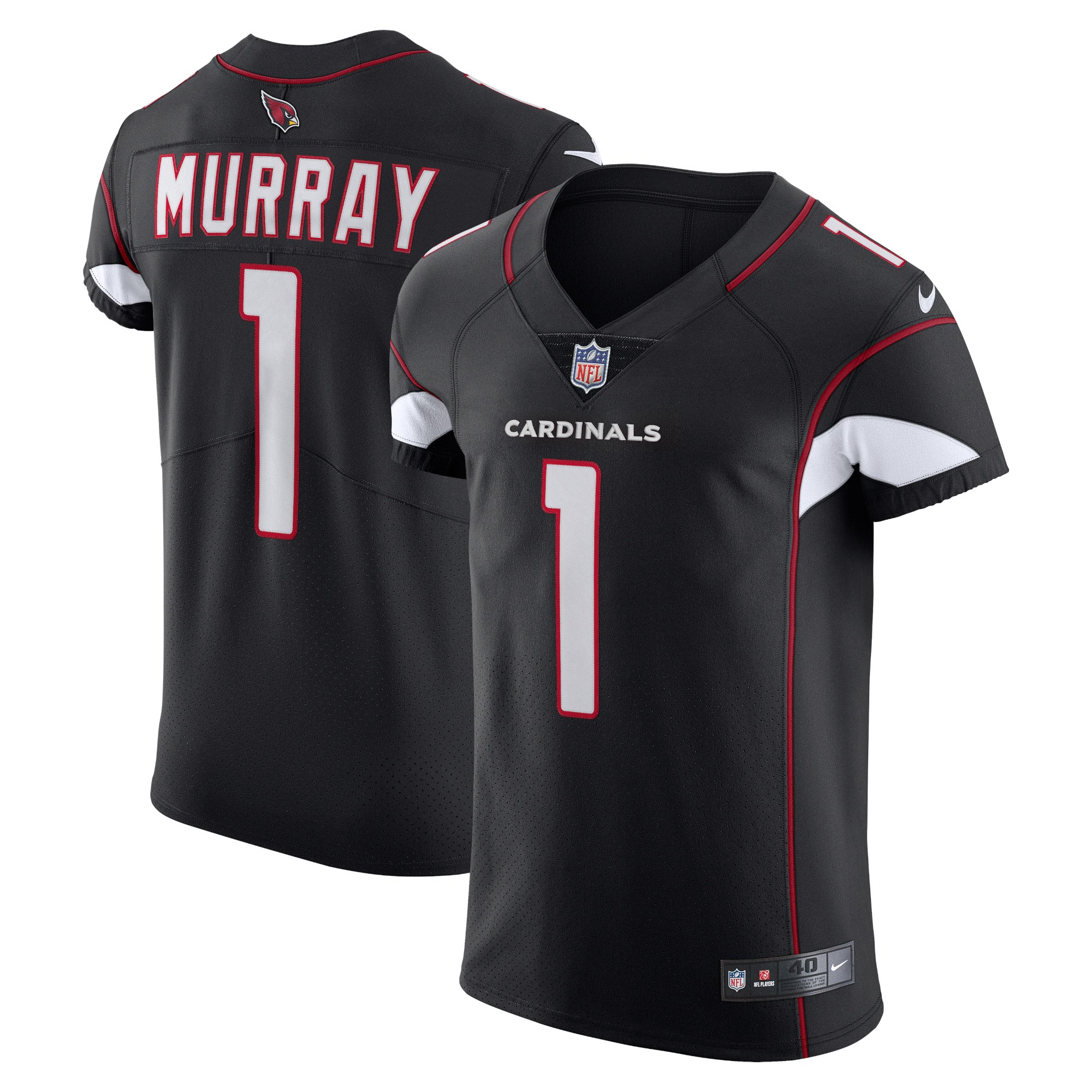 Kyler Murray Arizona Cardinals Nike Vapor Elite Jersey - Cardinal/Black - Image 5