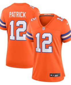 Tim Patrick Denver Broncos Nike Women's Mile High Collection 1977 Throwback Player Game Jersey - Orange