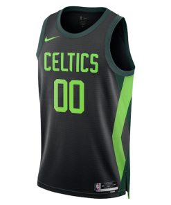 Alternative view of Boston Celtics Nike Unisex 2024/25 Custom Swingman Jersey - City Edition - Black