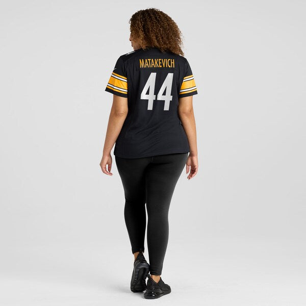 Tyler Matakevich Pittsburgh Steelers Nike Women's Game Jersey - Black - Image 7