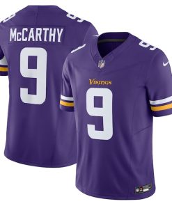 J.J. McCarthy Minnesota Vikings Nike Vapor F.U.S.E. Limited Jersey - Purple