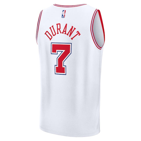 Kevin Durant Houston Rockets Youth 2025/26 City Edition Fastbreak Jersey - White - Image 3