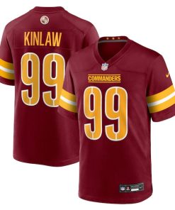 Javon Kinlaw Washington Commanders Nike Team Game Jersey -  Burgundy
