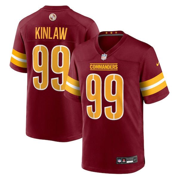 Javon Kinlaw Washington Commanders Nike Team Game Jersey - Burgundy