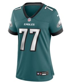 Alternative view of Mekhi Becton Philadelphia Eagles Nike Women's Team Game Jersey - Midnight Green