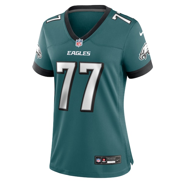 Mekhi Becton Philadelphia Eagles Nike Women's Team Game Jersey - Midnight Green - Image 2