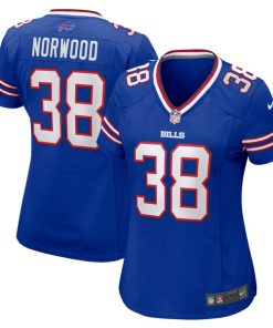 Tre Norwood Buffalo Bills Nike Women's Team Game Jersey -  Royal