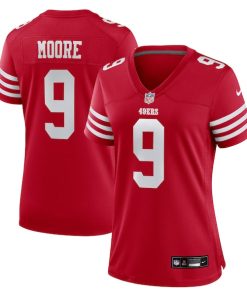 Skyy Moore San Francisco 49ers Nike Women's Team Game Jersey -  Scarlet