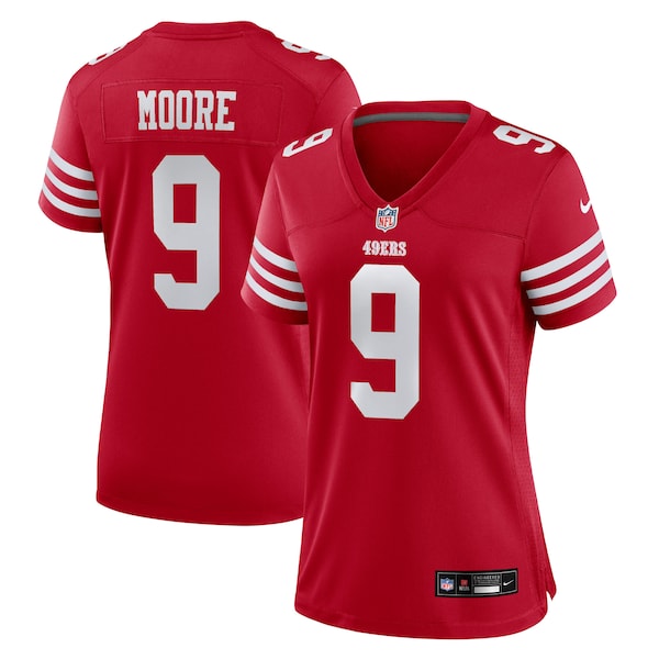 Skyy Moore San Francisco 49ers Nike Women's Team Game Jersey - Scarlet