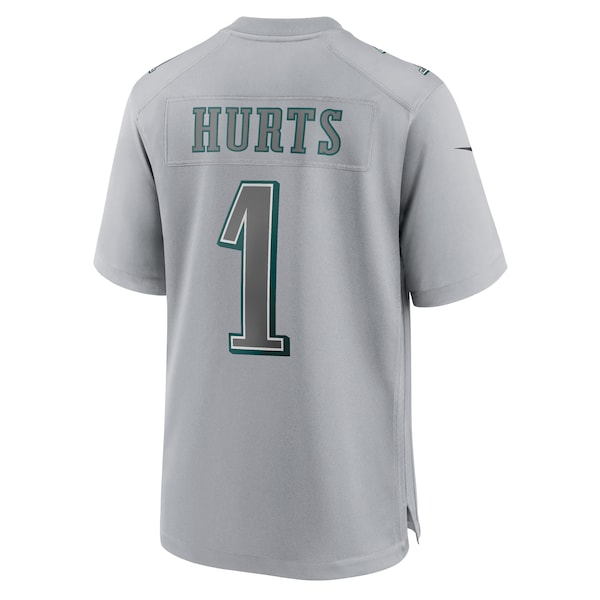 Jalen Hurts Philadelphia Eagles Nike Super Bowl LVII Patch Atmosphere Fashion Game Jersey - Gray - Image 3