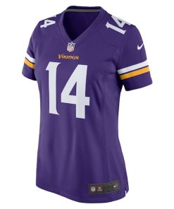 Alternative view of Sam Darnold Minnesota Vikings Nike Women's Team Game Jersey -  Purple