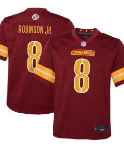 Brian Robinson Jr. Washington Commanders Nike Youth Game Jersey - Burgundy